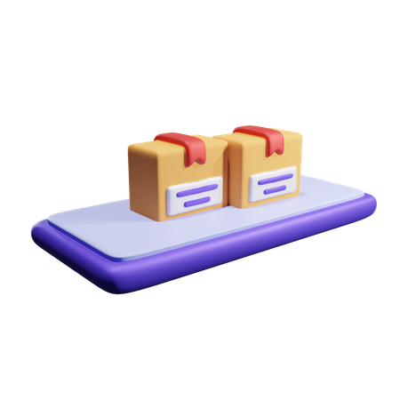 Online Order  3D Icon