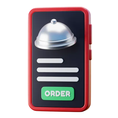 Online Ordering  3D Icon