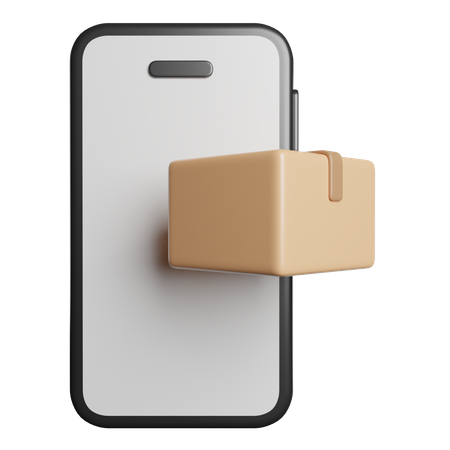 Online Package  3D Icon