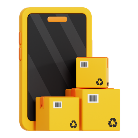 Online Package  3D Icon