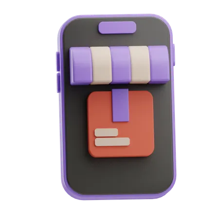 Online Package Find 3D Icon
