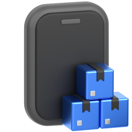 Online Package Tracking  3D Icon