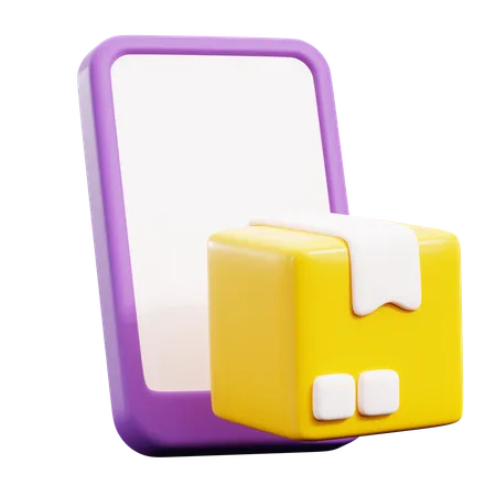 Online Packages  3D Icon