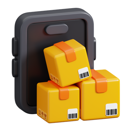 Online Packages  3D Icon
