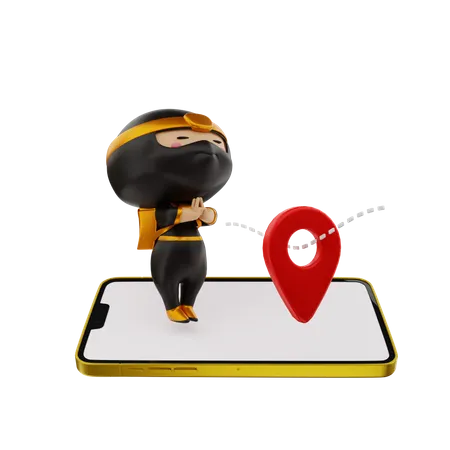 Online parcel tracking  3D Illustration