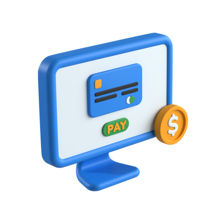 Online Payment  3D Icon