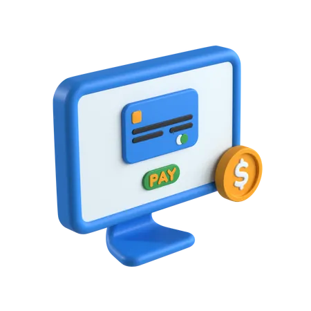 Online Payment  3D Icon