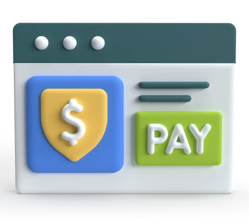 Online Payment  3D Icon