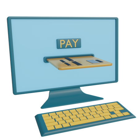 Online Payment  3D Icon