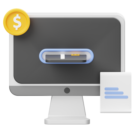 Online Payment  3D Icon