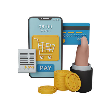 Online Payment  3D Icon