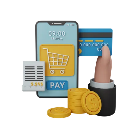 Online Payment  3D Icon