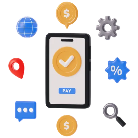 Online Payment  3D Icon