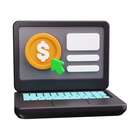 Online Payment  3D Icon