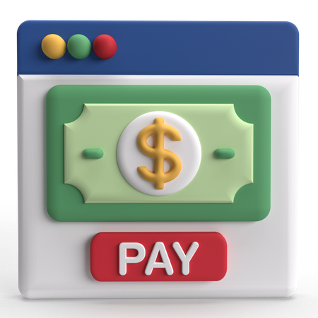 Online Payment  3D Icon