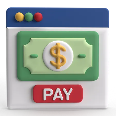 Online Payment  3D Icon