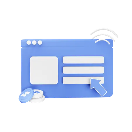 Online Payment  3D Icon