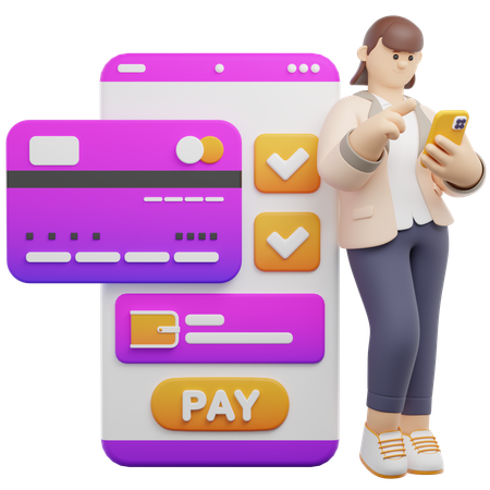 Online Payment  3D Icon