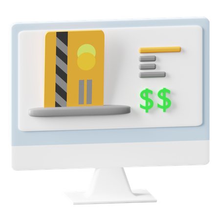 Online Payment  3D Icon