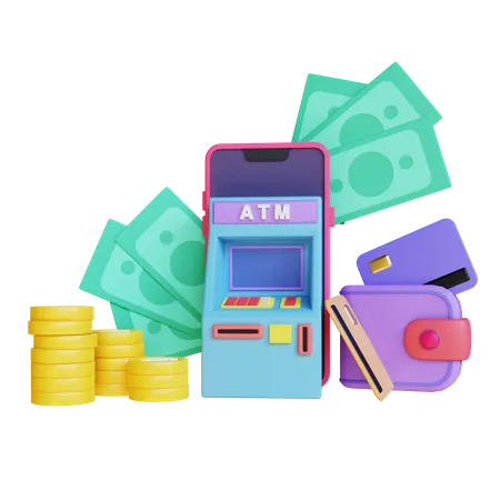 Online Payment  3D Illustration