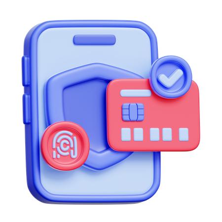 Online Payment Security  3D Icon
