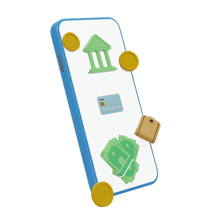 Online Payment Transaction  3D Illustration