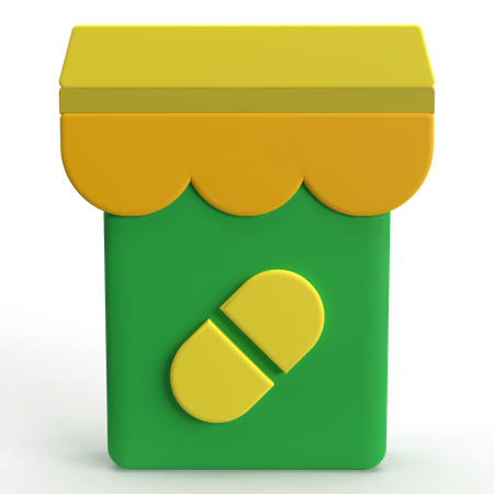 Online Pharmacy  3D Icon