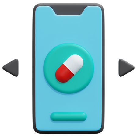 Online Pharmacy  3D Icon