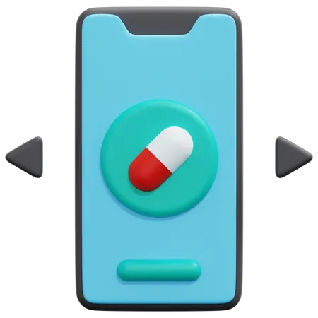 Online Pharmacy  3D Icon