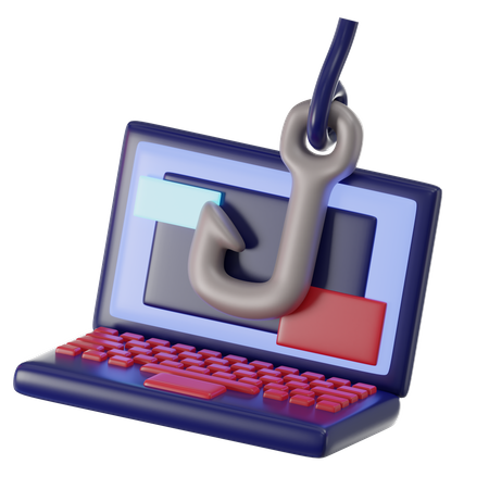 Online Phishing  3D Icon