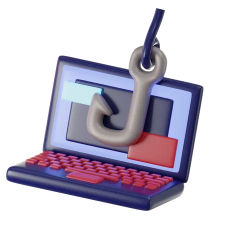 Online Phishing  3D Icon