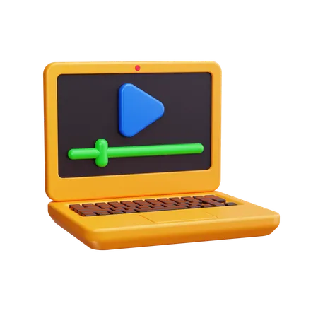 Online Play Video  3D Icon