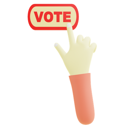 Online polling  3D Icon