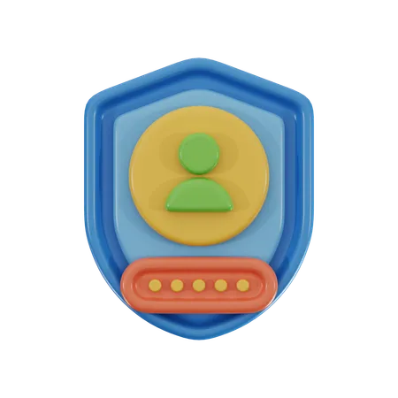 Online Privacy  3D Icon