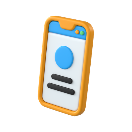 Online Profile  3D Icon