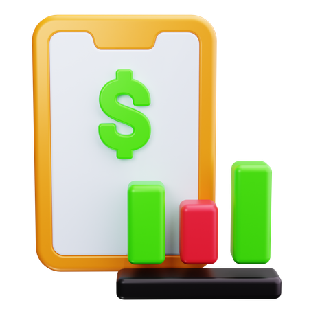 Online Profit  3D Icon