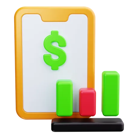 Online Profit  3D Icon