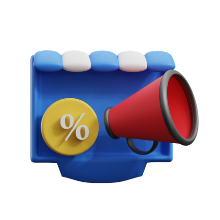 Online Promotion  3D Icon