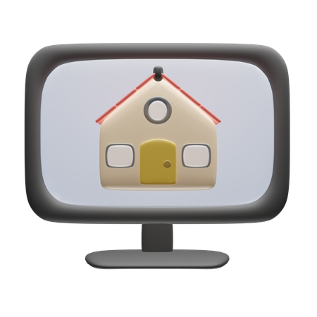 Online Property  3D Icon