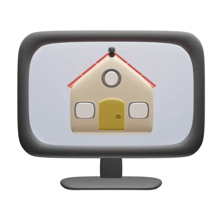 Online Property  3D Icon