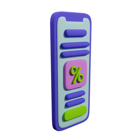 Online-Rabatt  3D Icon