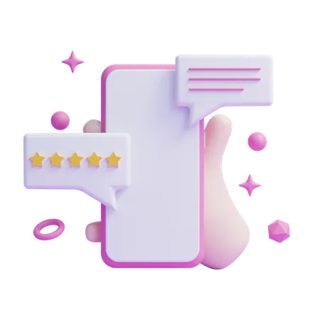 Online Rating  3D Icon