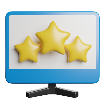 Online rating  3D Icon