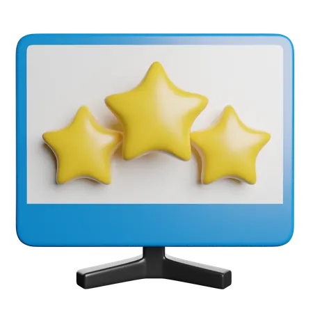 Online rating  3D Icon