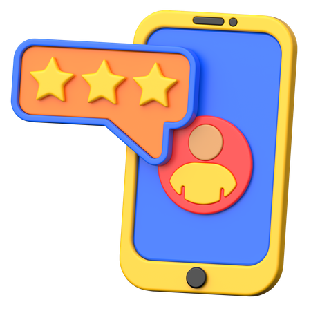 Online Rating  3D Icon