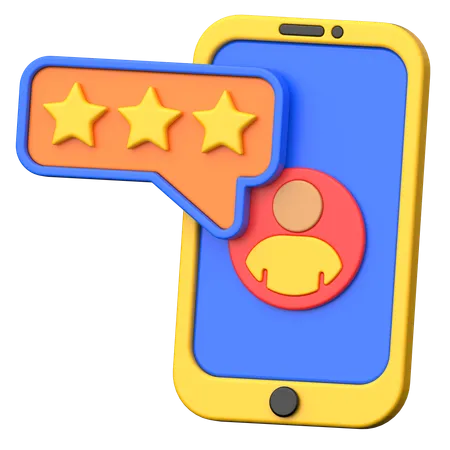 Online Rating  3D Icon