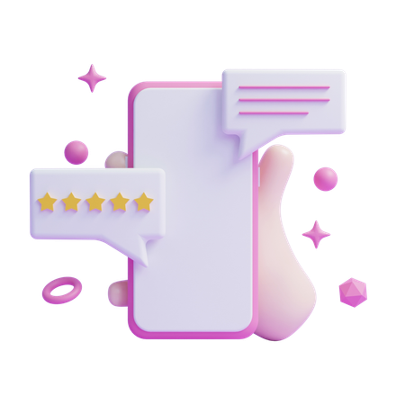 Online Rating  3D Icon