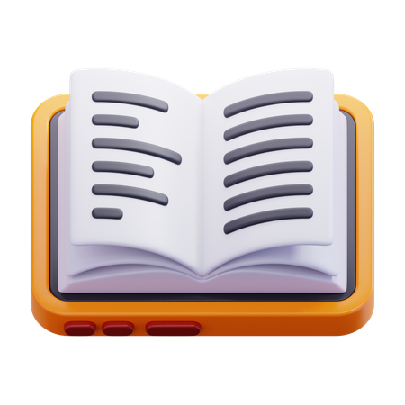 Online Reading  3D Icon