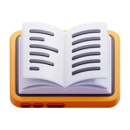 Online Reading  3D Icon