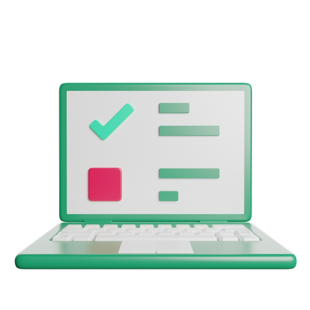 Online Reminder  3D Icon